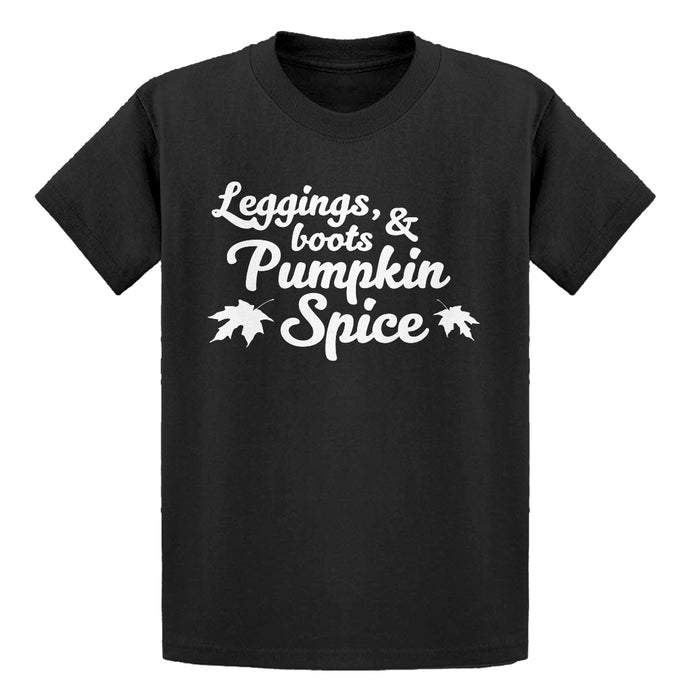 Youth Leggings, Boots, and Pumpkin Spice Kids T-shirt
