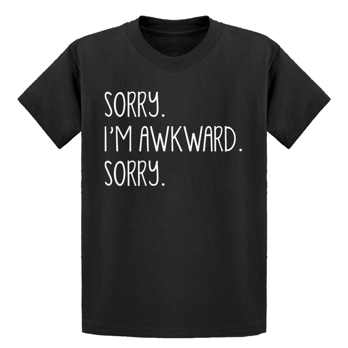 Youth Sorry I'm Awkward Sorry Kids T-shirt