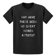 Youth No Great Women Artists Kids T-shirt