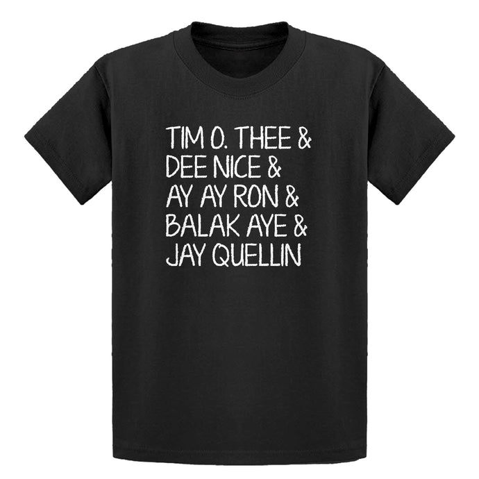 Youth Tim O. Thee & Dee Nice & Ay Ay Ron & Balak Aye & Jay Quellin Kids T-shirt