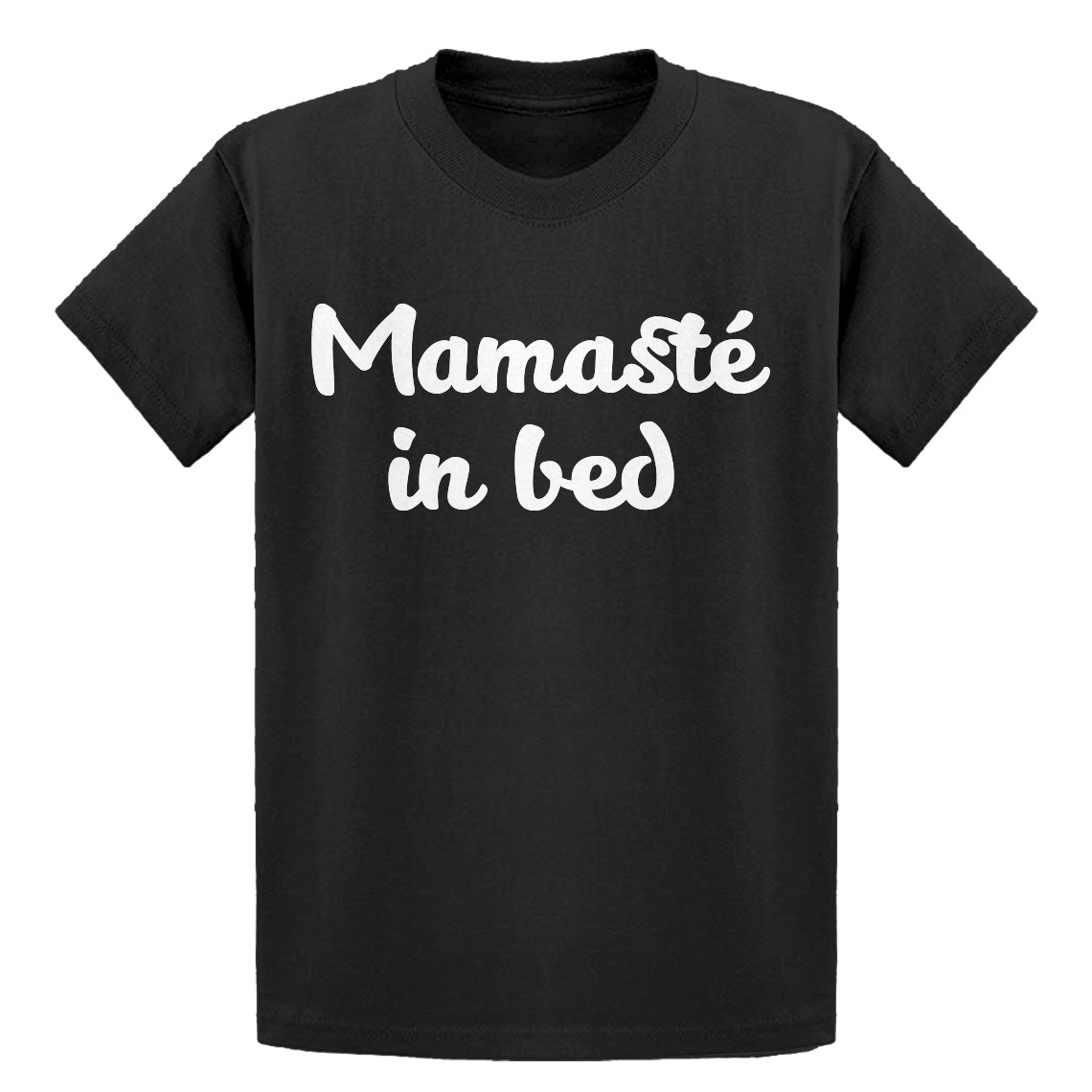 Youth Mamaste in Bed Kids T-shirt