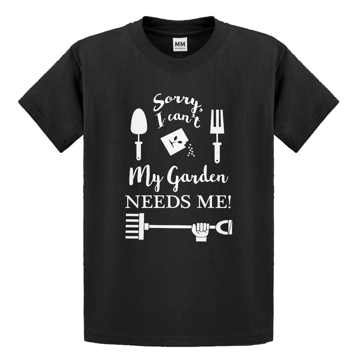 Youth I Can't My Garden Needs Me! Kids T-shirt