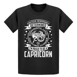 Youth Capricorn Zodiac Astrology Kids T-shirt