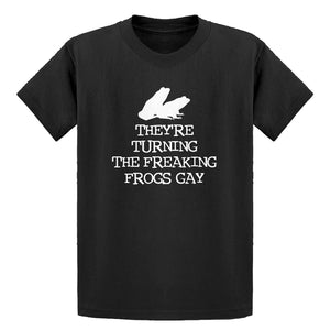 Youth They're Turning the Freaking Frogs Gay! Kids T-shirt