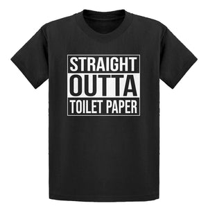 Youth Straight Outta Toilet Paper Kids T-shirt