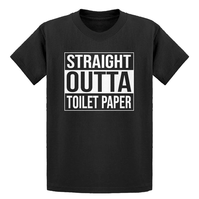 Youth Straight Outta Toilet Paper Kids T-shirt