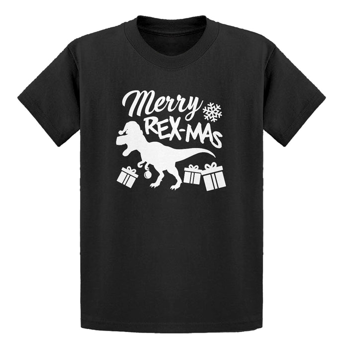 Youth Merry Rex-Mas Kids T-shirt
