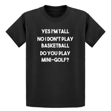 Youth Yes I'm Tall Kids T-shirt