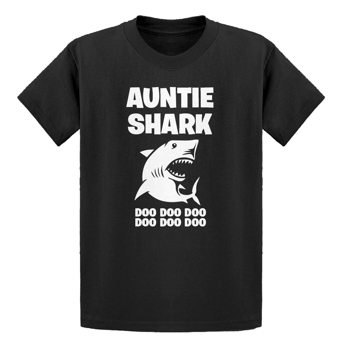 Youth Auntie Shark Kids T-shirt