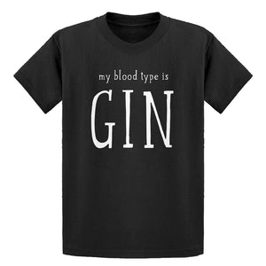 Youth My Blood Type is Gin Kids T-shirt