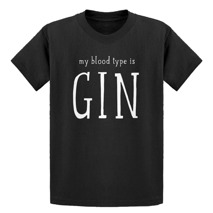 Youth My Blood Type is Gin Kids T-shirt