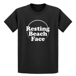 Youth Resting Beach Face Kids T-shirt