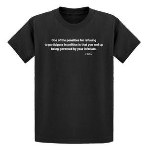 Youth Governed by your Inferiors Kids T-shirt