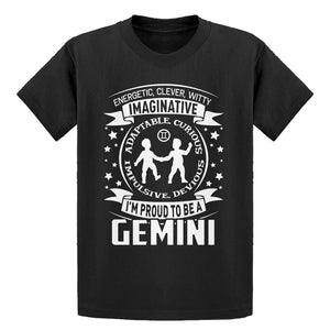 Youth Gemini Astrology Zodiac Sign Kids T-shirt