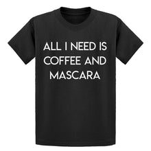 Youth All I need is Coffee and Mascara Kids T-shirt