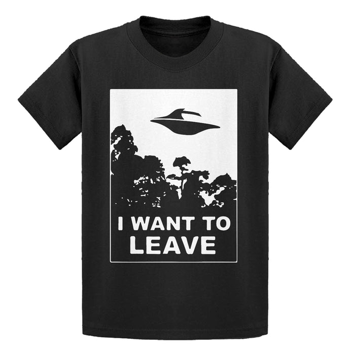 Youth I Want to Leave Kids T-shirt