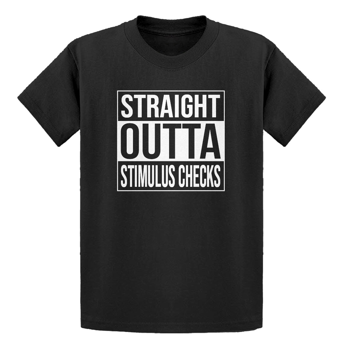 Youth Straight Outta Stimulus Checks Kids T-shirt