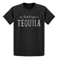Youth My Blood Type is Tequila Kids T-shirt