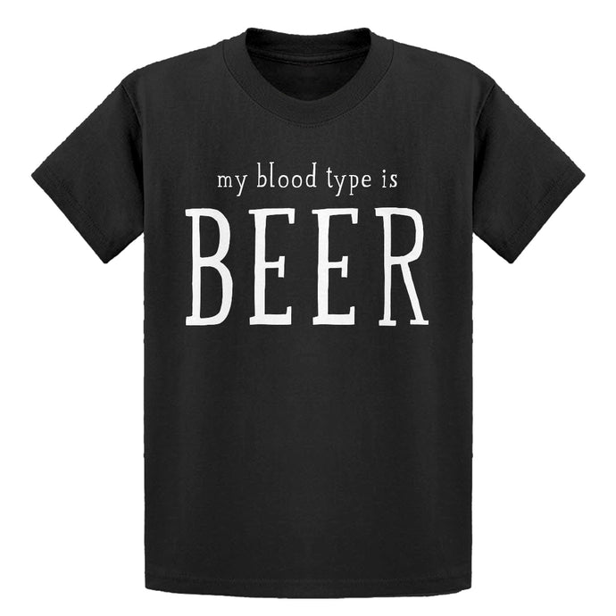 Youth My Blood Type is Beer Kids T-shirt
