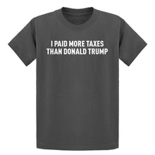 Youth I PAID MORE TAXES THAN DONALD TRUMP Kids T-shirt
