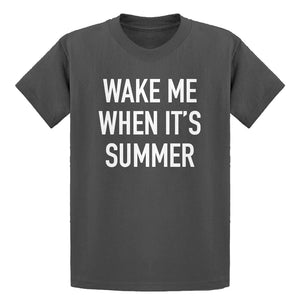 Youth Wake me When its Summer Kids T-shirt