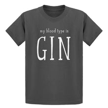 Youth My Blood Type is Gin Kids T-shirt