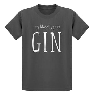 Youth My Blood Type is Gin Kids T-shirt