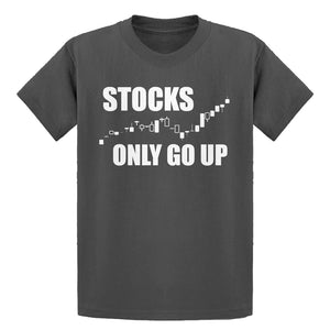 Youth STOCKS ONLY GO UP Kids T-shirt