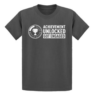 Youth Achievement Unlocked Got Engaged Kids T-shirt