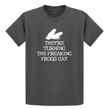 Youth They're Turning the Freaking Frogs Gay! Kids T-shirt