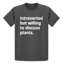 Youth Introverted But Willing to Discuss Plants Kids T-shirt
