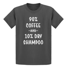Youth 90% Coffee 10% Dry Shampoo Kids T-shirt