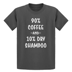 Youth 90% Coffee 10% Dry Shampoo Kids T-shirt