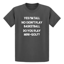 Youth Yes I'm Tall Kids T-shirt
