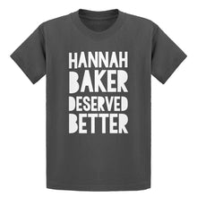 Youth Hannah Baker Deserved Better Kids T-shirt