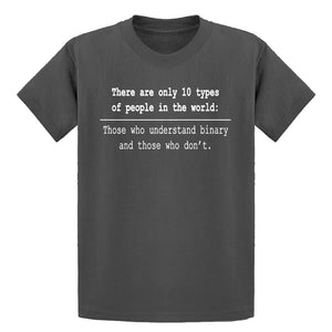 Youth 10 Types of People Kids T-shirt