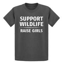 Youth Support Wildlife Raise Girls Kids T-shirt