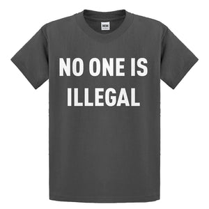 Youth No One is Illegal Kids T-shirt
