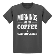 Youth Mornings are for Coffee and Contemplation Kids T-shirt