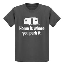 Youth Home is Where you Park it Kids T-shirt