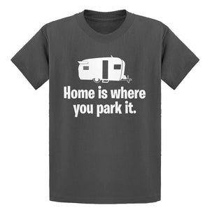 Youth Home is Where you Park it Kids T-shirt