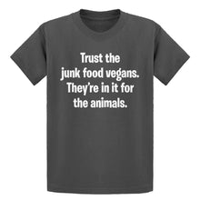 Youth Junk Food Vegans Kids T-shirt