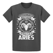 Youth Aries Astrology Zodiac Sign Kids T-shirt