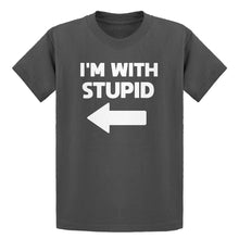 Youth I'm With Stupid Left Kids T-shirt