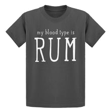 Youth My Blood Type is Rum Kids T-shirt