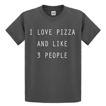 Youth I Love Pizza and like 3 People Kids T-shirt