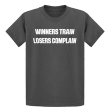 Youth Winners Train, Losers Complain Kids T-shirt