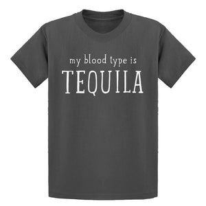 Youth My Blood Type is Tequila Kids T-shirt