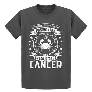Youth Cancer Astrology Zodiac Sign Kids T-shirt