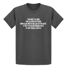 Youth The Week is Long the Silver Cat Feeds Kids T-shirt